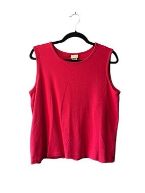 5/$25 L.L Bean Women’s Red Cotton Tank Top